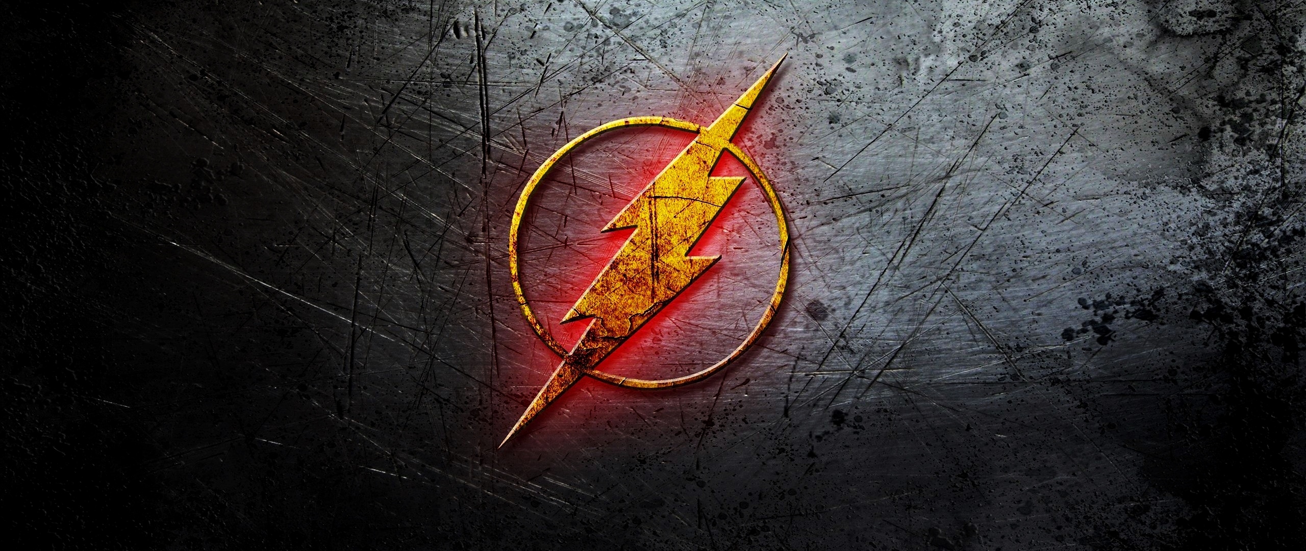 Flash Logo Tv Series Black Orange Electric Hd Background - Flash Wallpaper Hd Iphone , HD Wallpaper & Backgrounds