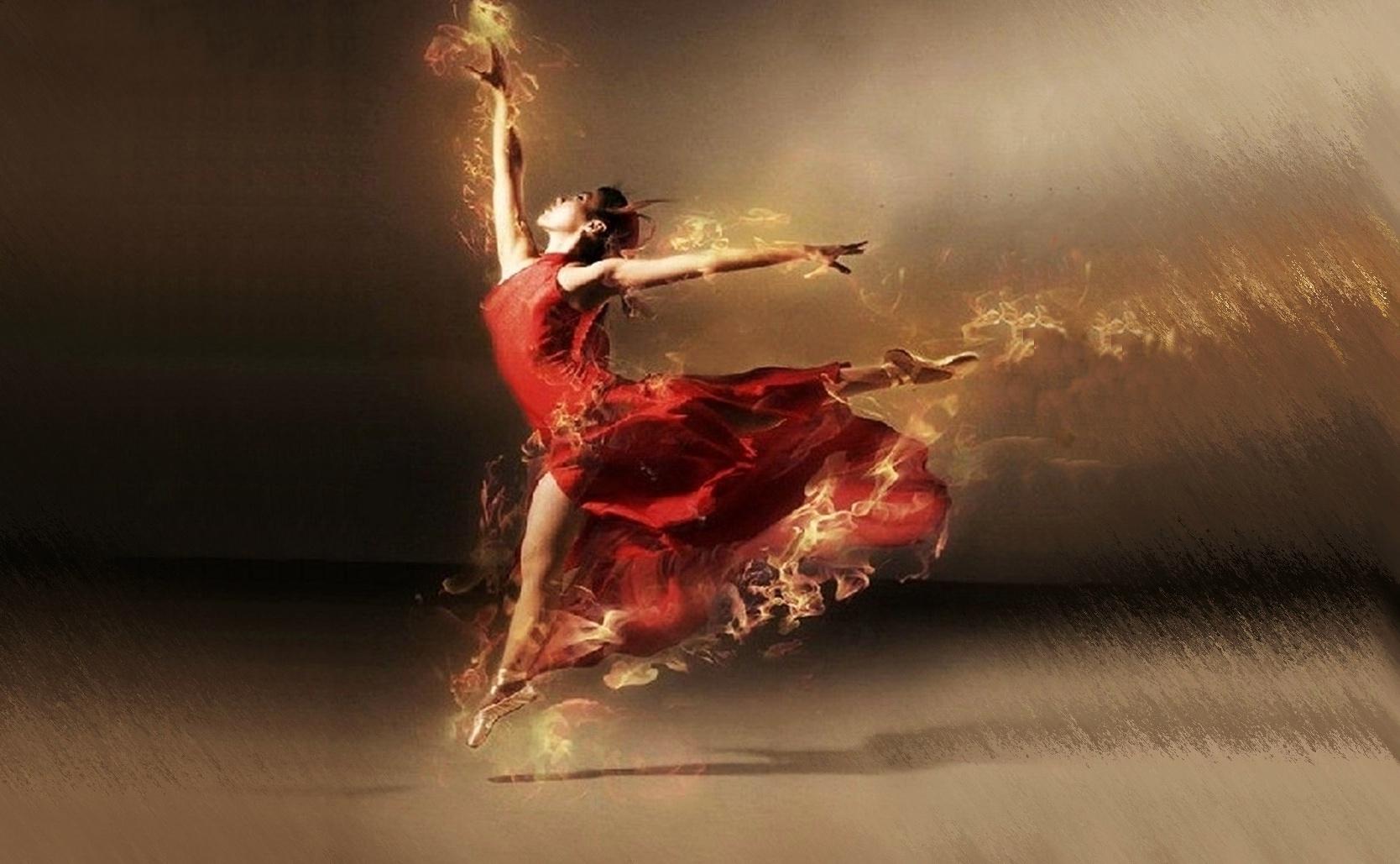 Download Wallpaper Dance - Fire Dance , HD Wallpaper & Backgrounds