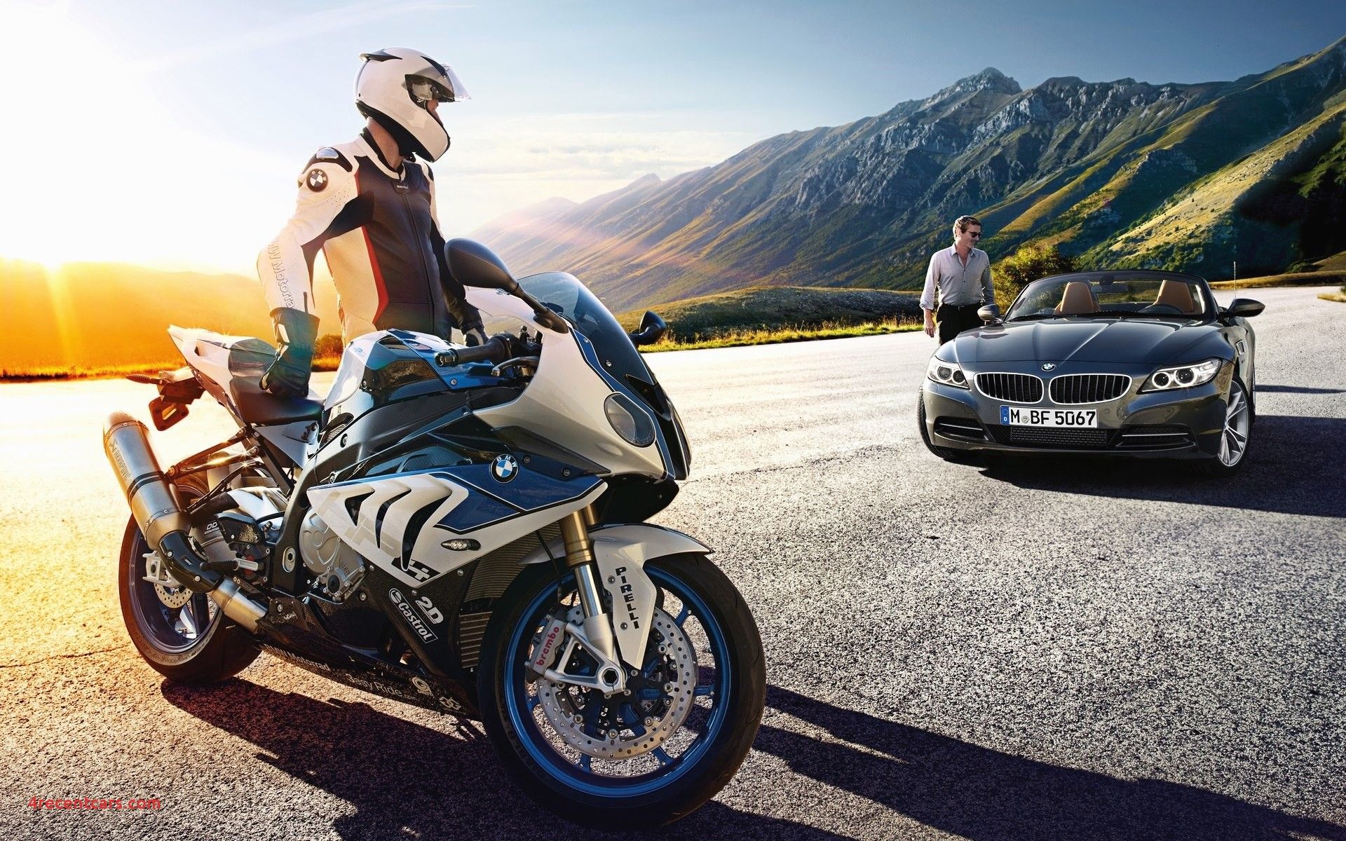12 Inspirational Bmw Bikes And Cars Wallpapers - Bmw Bike And Car , HD Wallpaper & Backgrounds