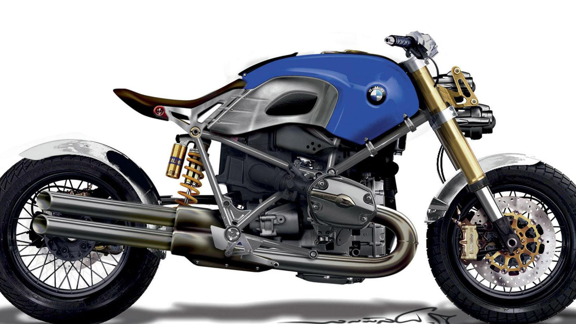 Bmw Lowrider Motorcycle Wallpaper - Bullet Bike Image Download , HD Wallpaper & Backgrounds