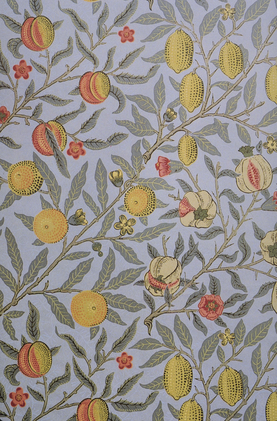 Morris Fruit Wallpaper C 1866 - Arts And Crafts Pattern , HD Wallpaper & Backgrounds