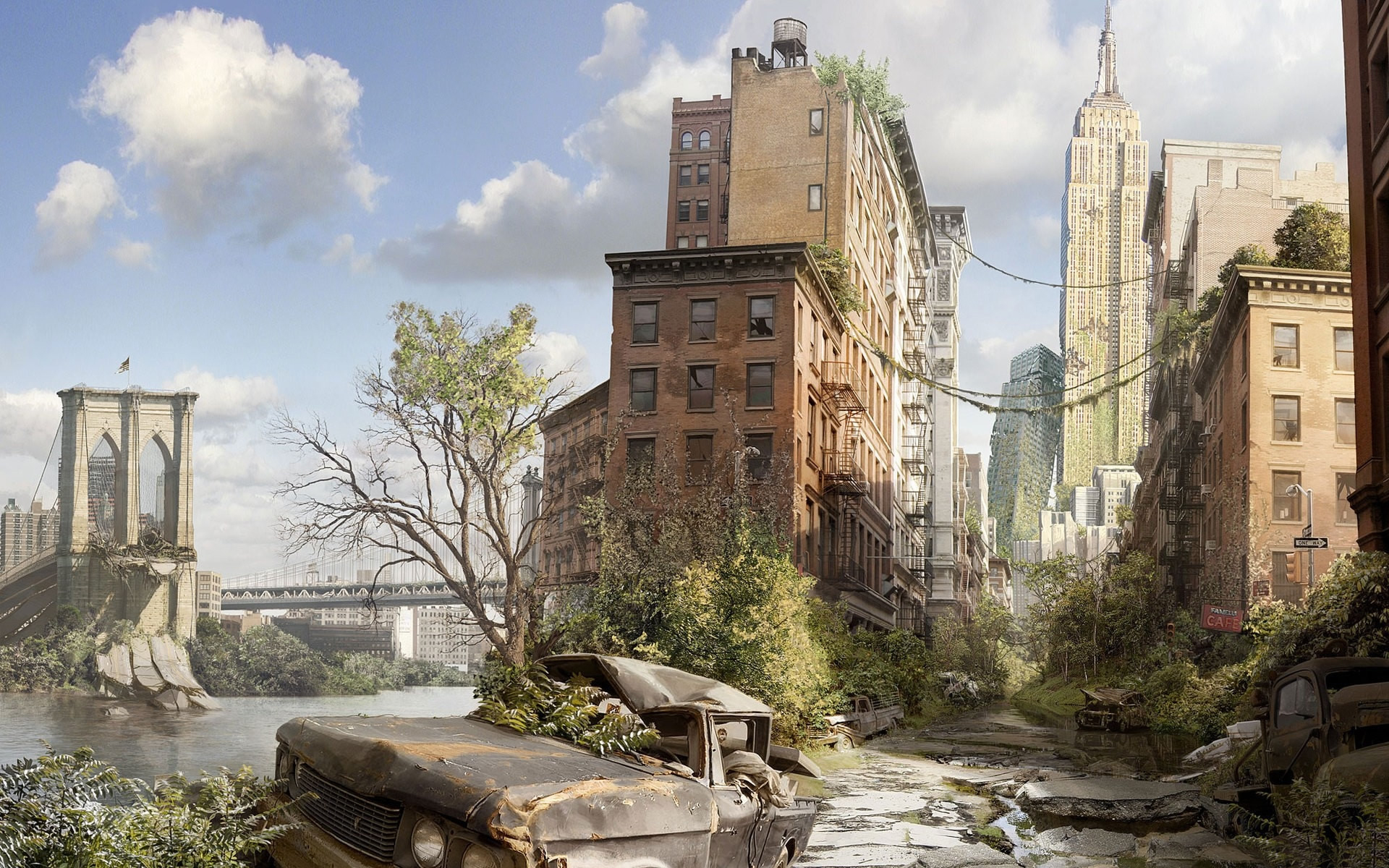 New York Destroyed Art , HD Wallpaper & Backgrounds