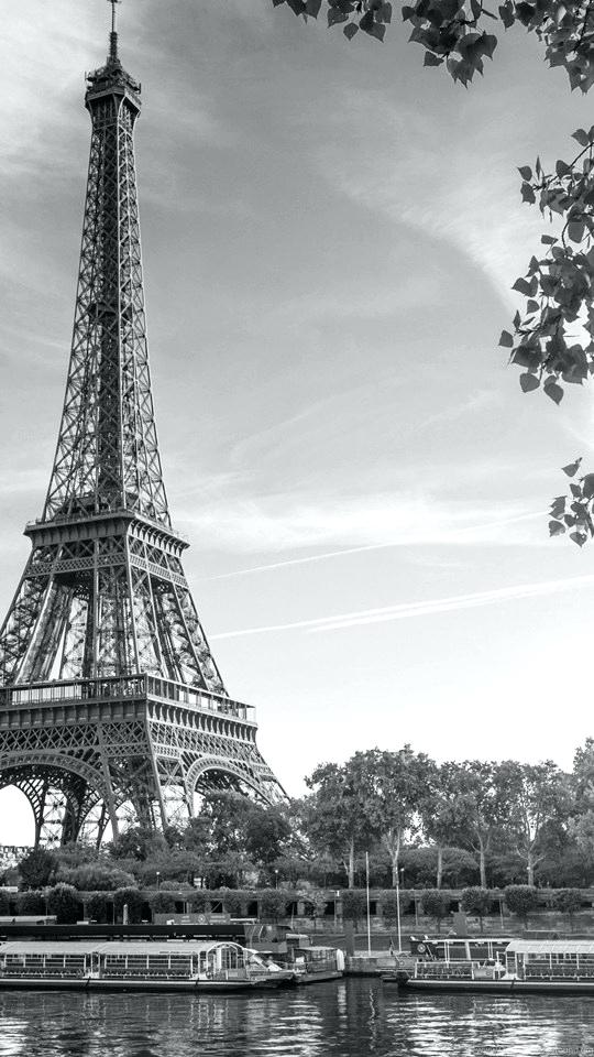 Black And White Paris , HD Wallpaper & Backgrounds