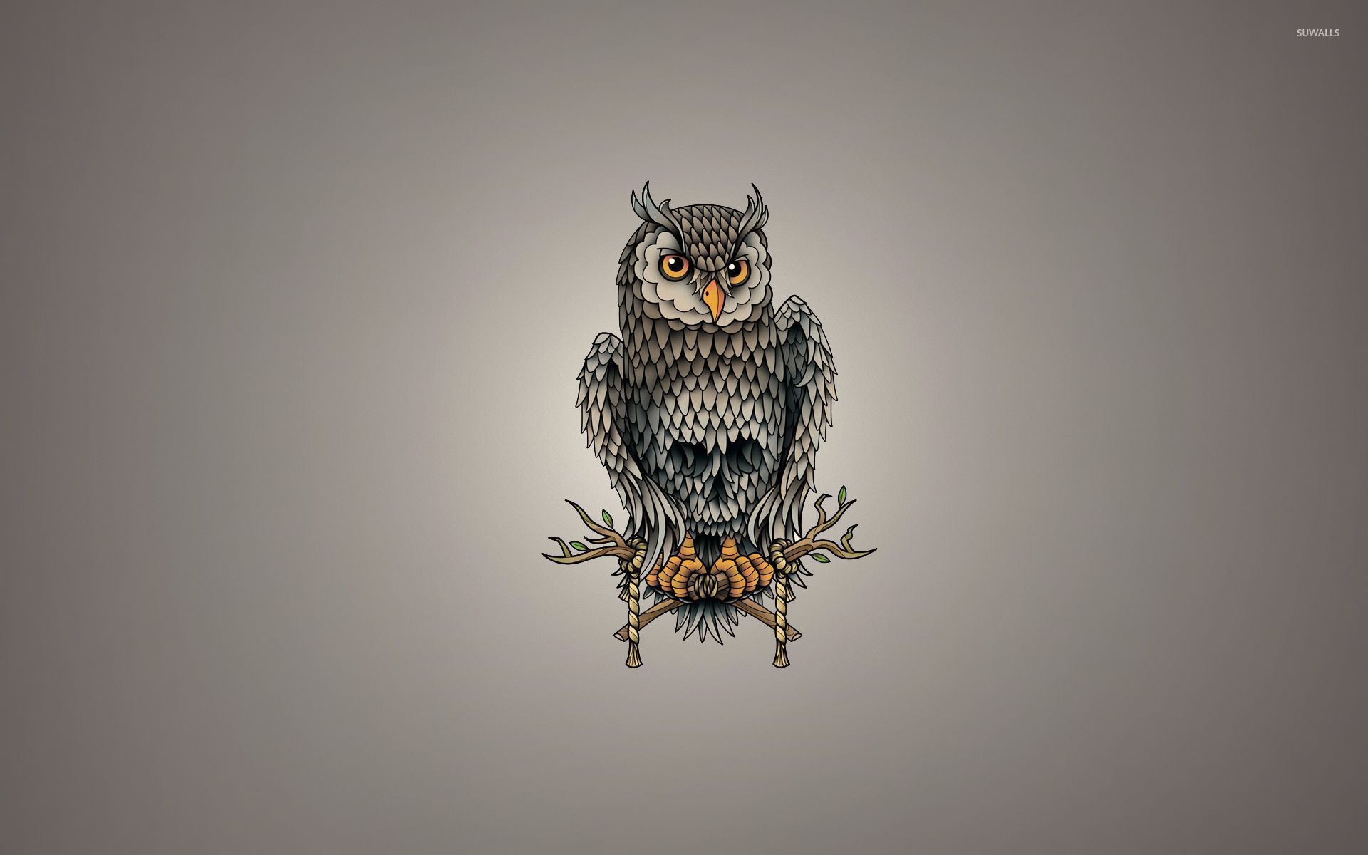 Skull Owl Wallpaper - Wallpaper , HD Wallpaper & Backgrounds