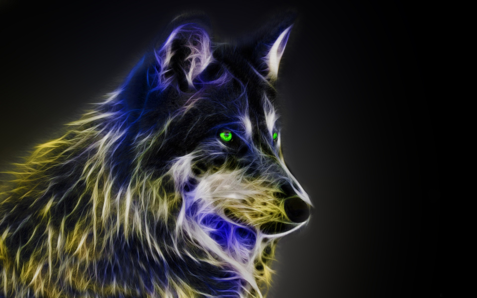 3d Fox Best Wallpaper - Color Animal Animales Salvajes Fondos De Pantalla 3d , HD Wallpaper & Backgrounds