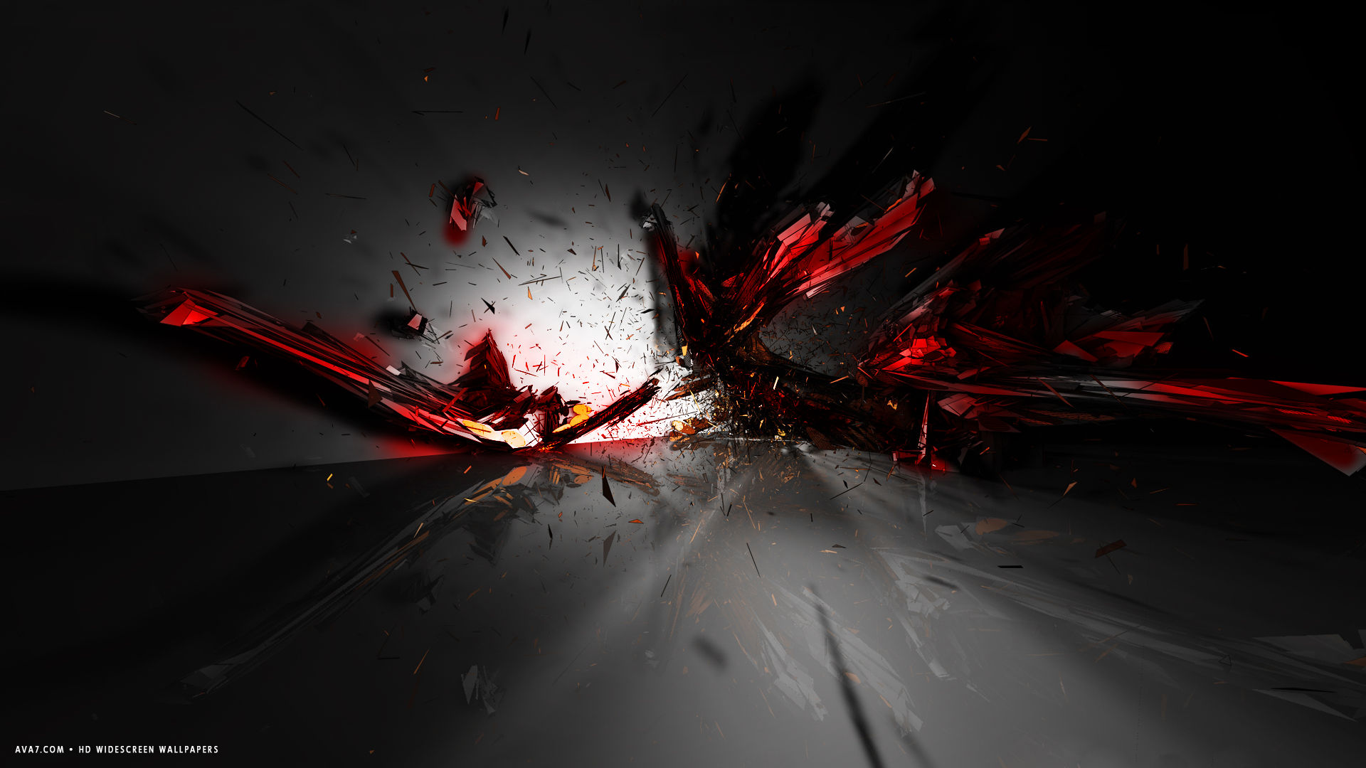 Black And Red P Wallpaper Wpt7802611 - Abstract Wallpaper Black Red , HD Wallpaper & Backgrounds