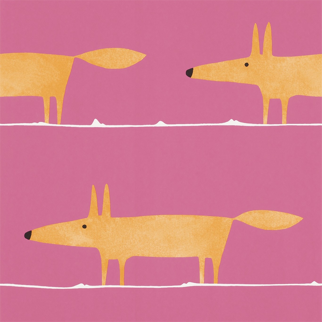 Mr Fox Wallpaper In Fuchsia - Wallpaper , HD Wallpaper & Backgrounds
