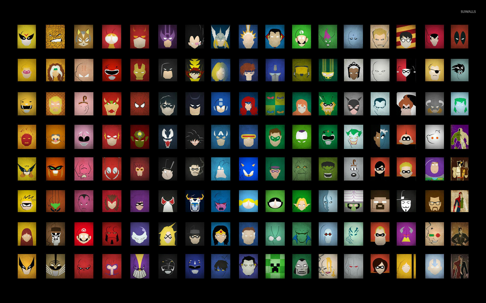 Superheroes Wallpaper - All Marvel Character Symbols , HD Wallpaper & Backgrounds