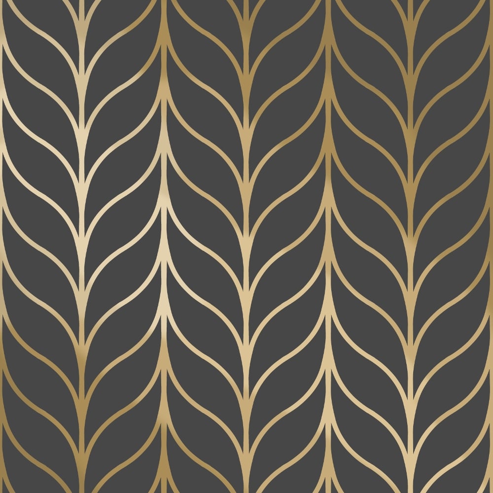 Holden Shimmering Geo Striped Wallpaper Art Deco Trellis - Art Deco , HD Wallpaper & Backgrounds