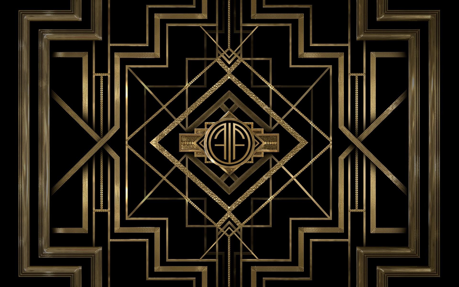 Art Deco Wallpaper - Art Deco Background Gatsby , HD Wallpaper & Backgrounds
