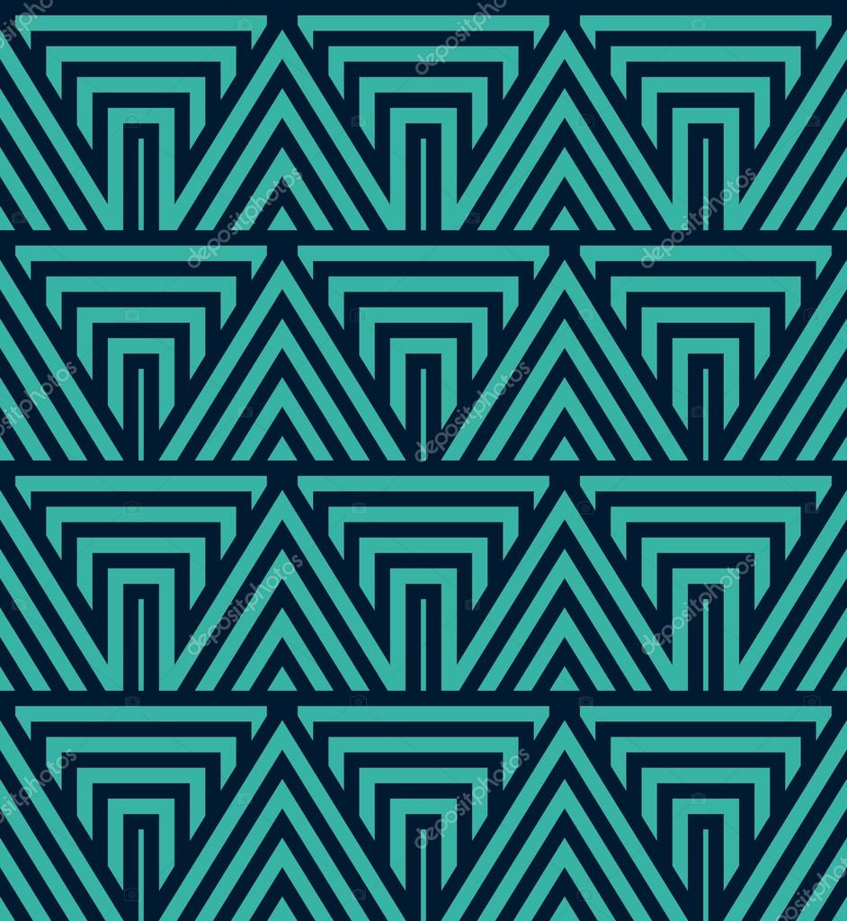 Art Deco Seamless Vintage Wallpaper Pattern - Motif , HD Wallpaper & Backgrounds