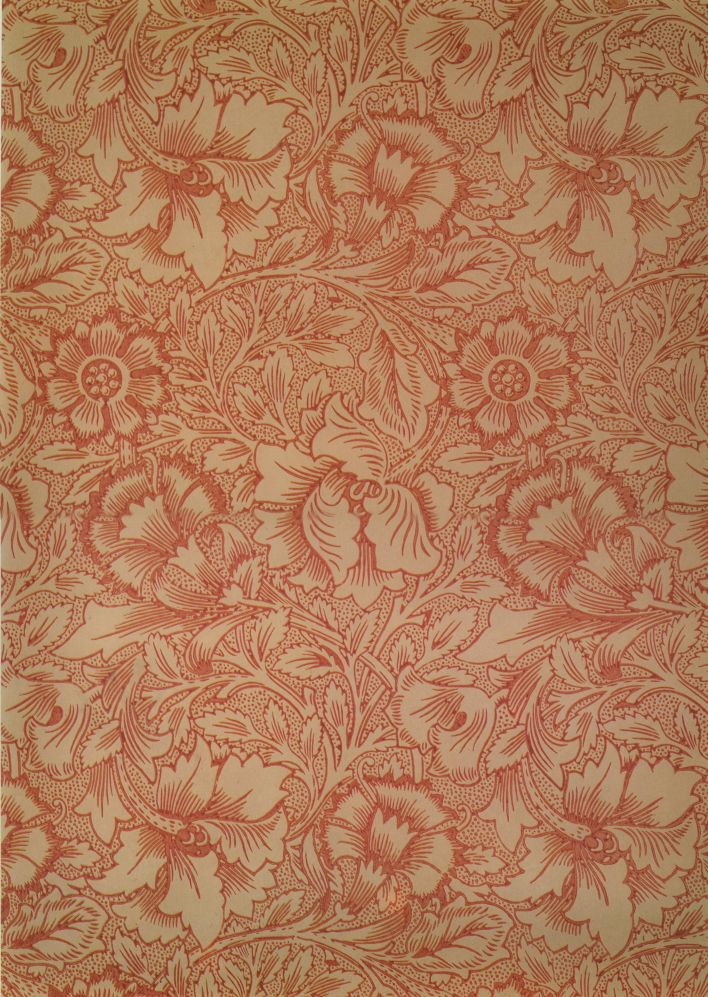 Williammorris Pink And Poppy Wallpaper 1881 - William Morris Wallpaper Poppy , HD Wallpaper & Backgrounds