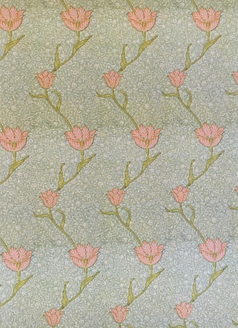 Wallpaper Garden Tulip William Morris Design - Linen , HD Wallpaper & Backgrounds