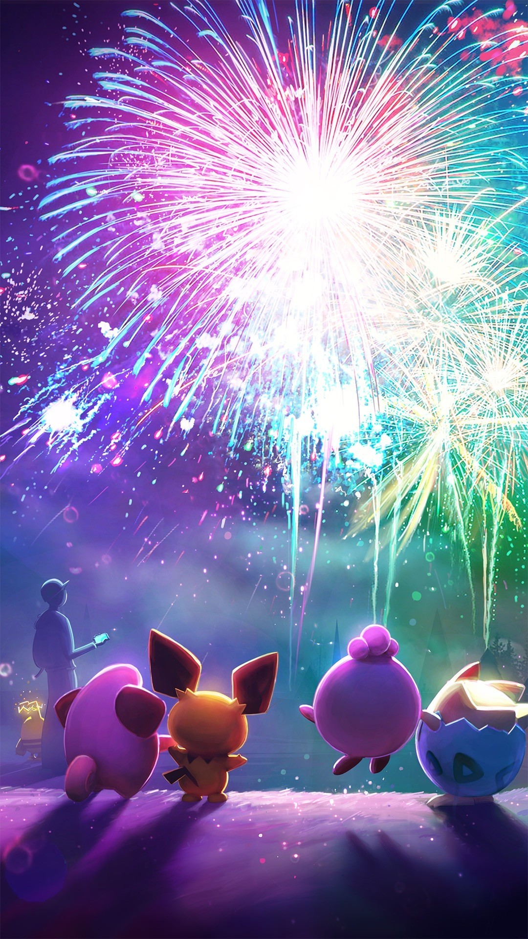 New Year's Baby Eve - Pokemon Go Loading Screen New Year , HD Wallpaper & Backgrounds
