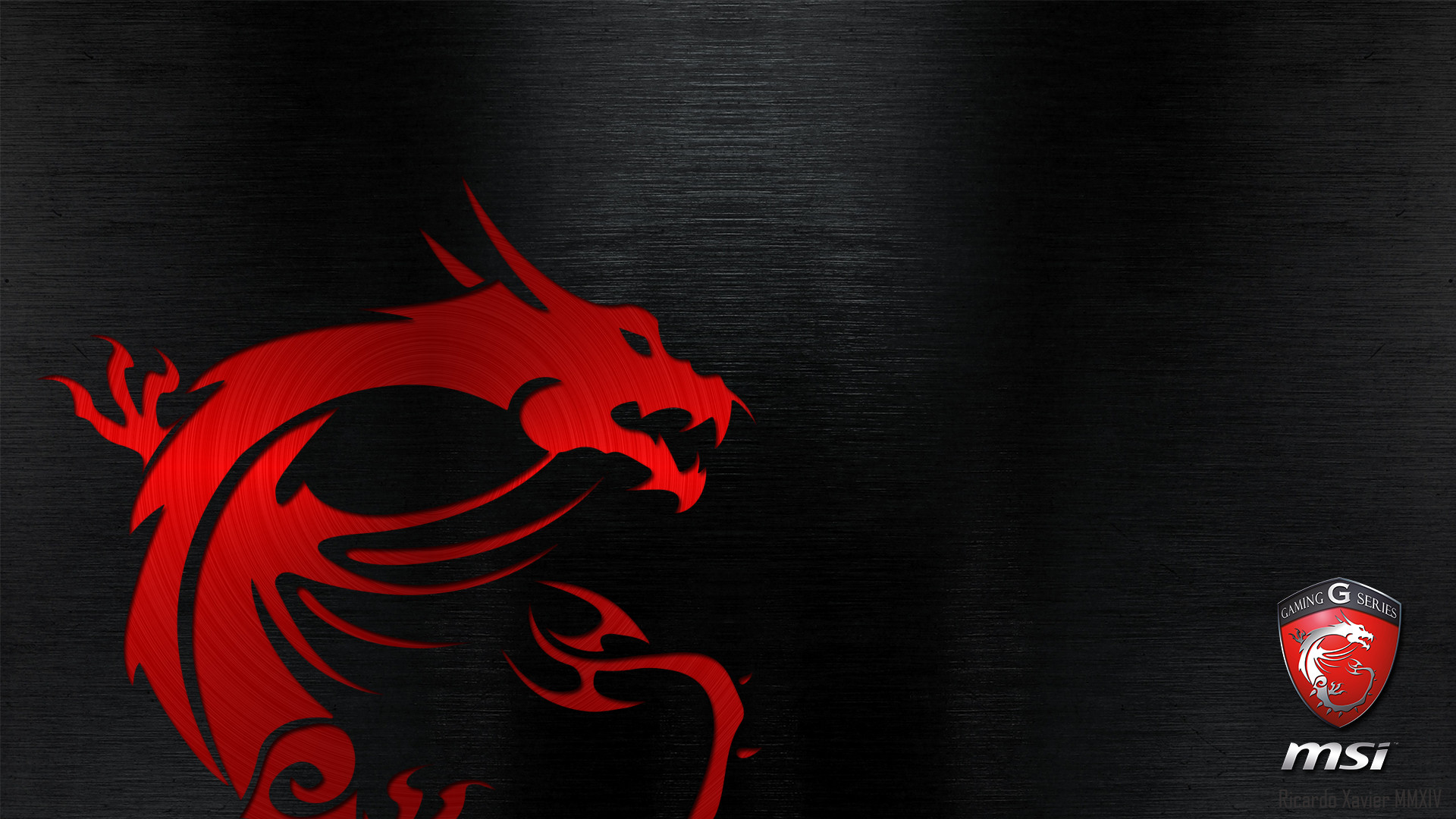 Wallpaper By Ricardoxavier Customization Wallpaper - Msi Gaming Wallpaper Hd , HD Wallpaper & Backgrounds