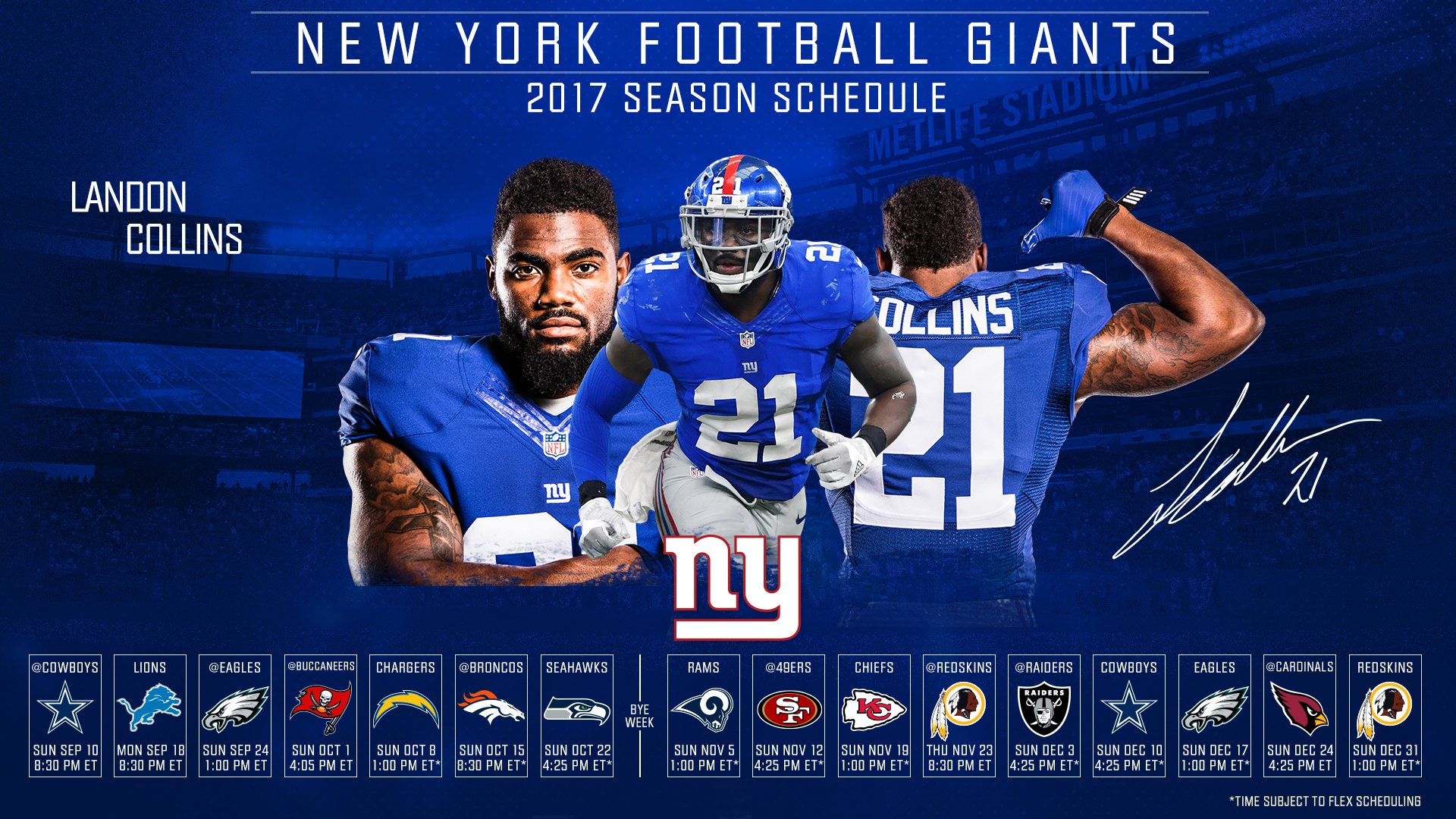 Click One Of The Thumbnails Below To Download The New - 2017 New York Giants , HD Wallpaper & Backgrounds