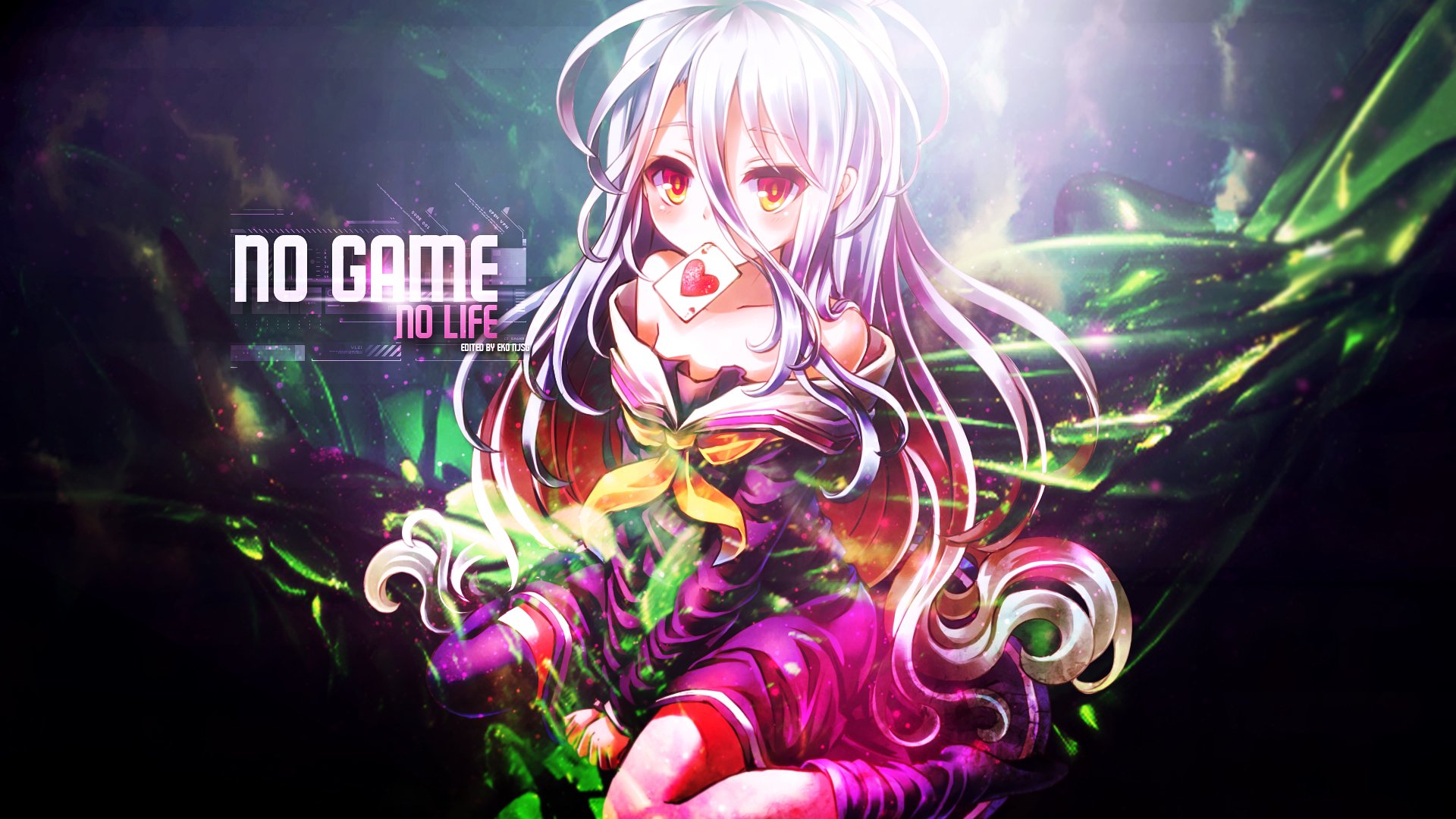 Anime Gaming Wallpaper - No Game No Life Wallpaper Shiro , HD Wallpaper & Backgrounds