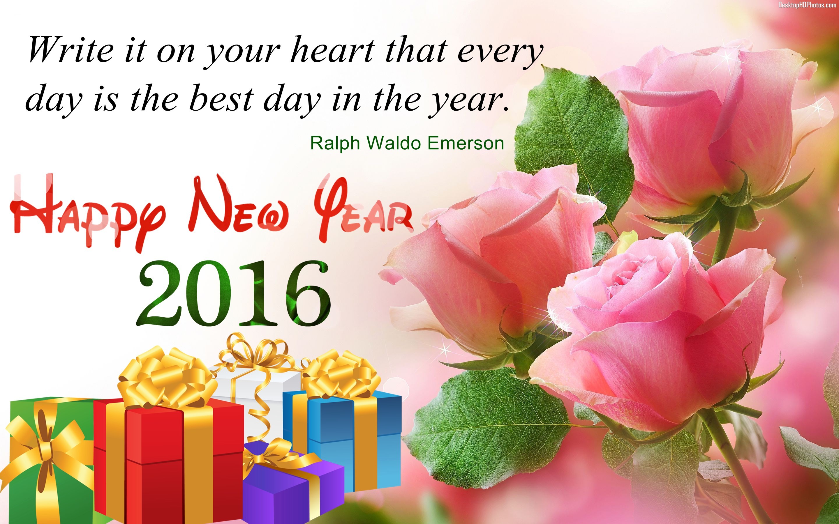 2016 Images New Year Wallpapers - New Year 2019 Best Wishes , HD Wallpaper & Backgrounds
