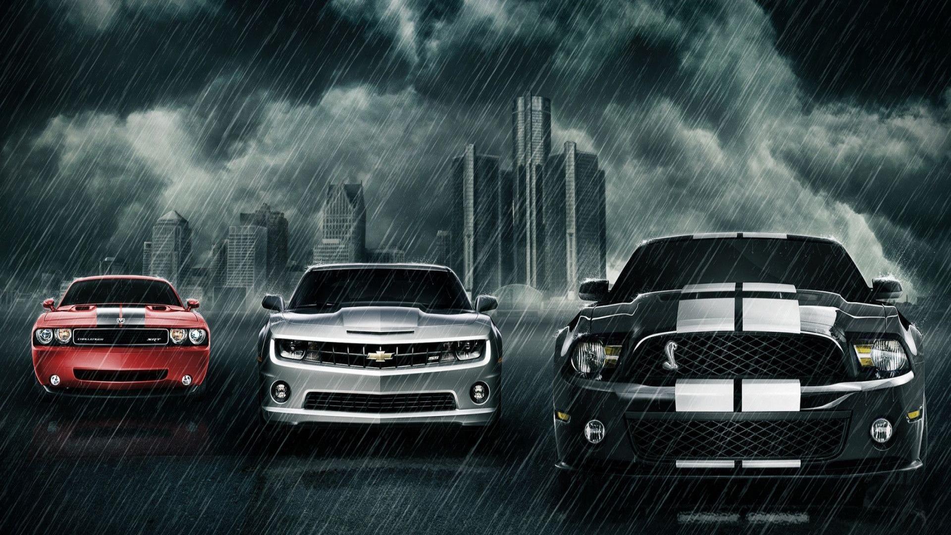 Cars Wallpaper - American Muscle Car Background , HD Wallpaper & Backgrounds
