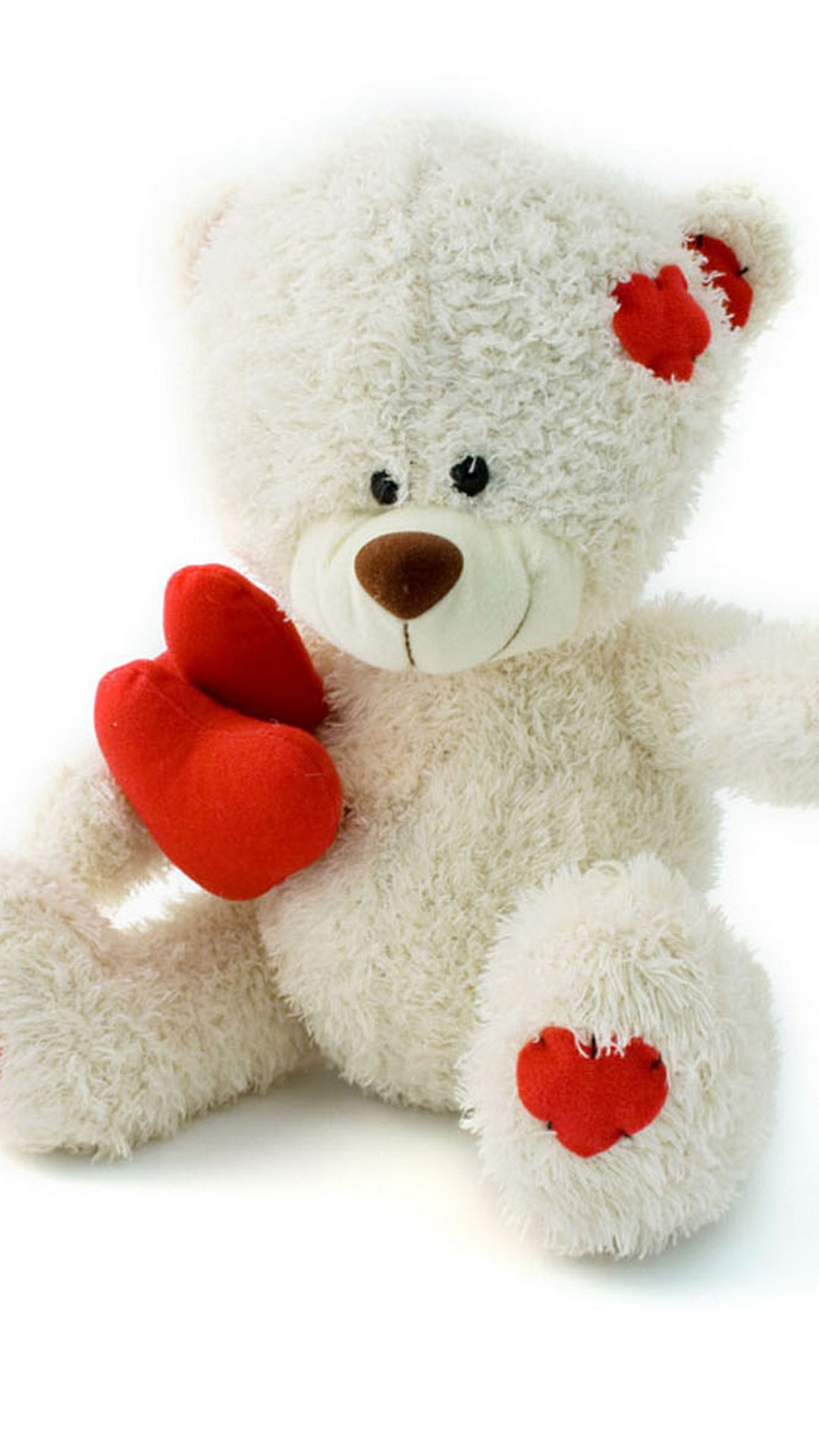 Big Teddy Bear Wallpaper Android With Image Resolution - Happy Teddy Bear Day Love , HD Wallpaper & Backgrounds