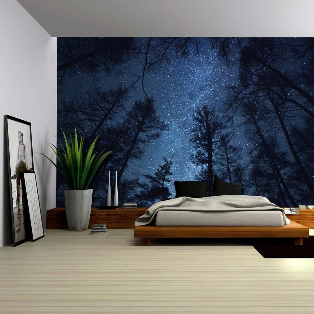 Starry Night Sky 3d Wallpaper For Bedroom - Frankfurt Am Main , HD Wallpaper & Backgrounds