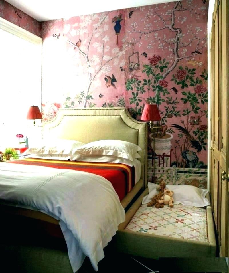 Accent Wall Ideas Bedroom Wallpaper With Feature Master Pink Bedroom