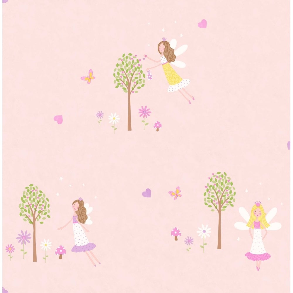 Decorline Carousel Fairy Garden Childrens Wallpaper , HD Wallpaper & Backgrounds