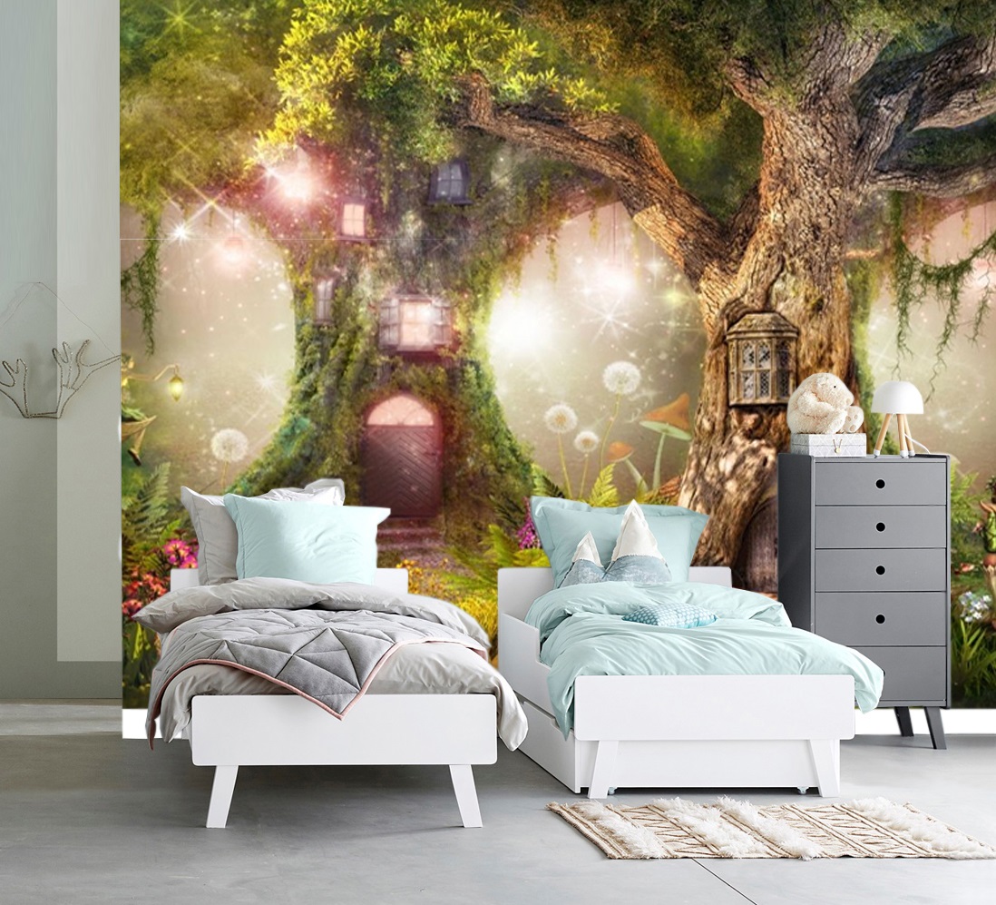Photography, Landscape Paradisewallpaper Art,unicorn - Fairy Tale Garden , HD Wallpaper & Backgrounds