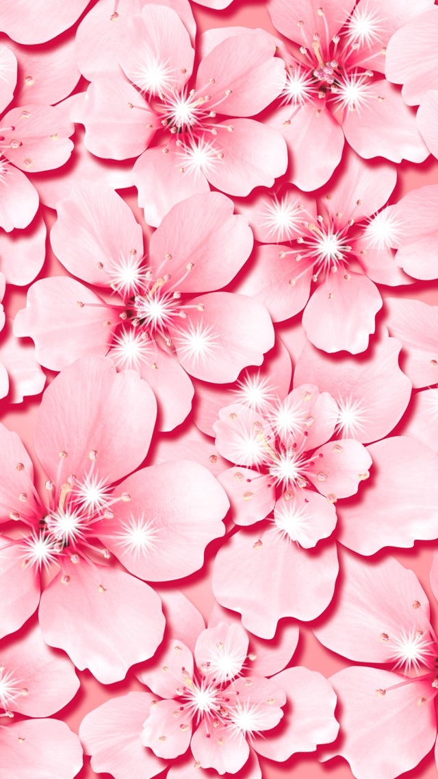 Pink Flower Iphone 5s Wallpaper - Iphone 6 Wallpaper Pink Pastel , HD Wallpaper & Backgrounds