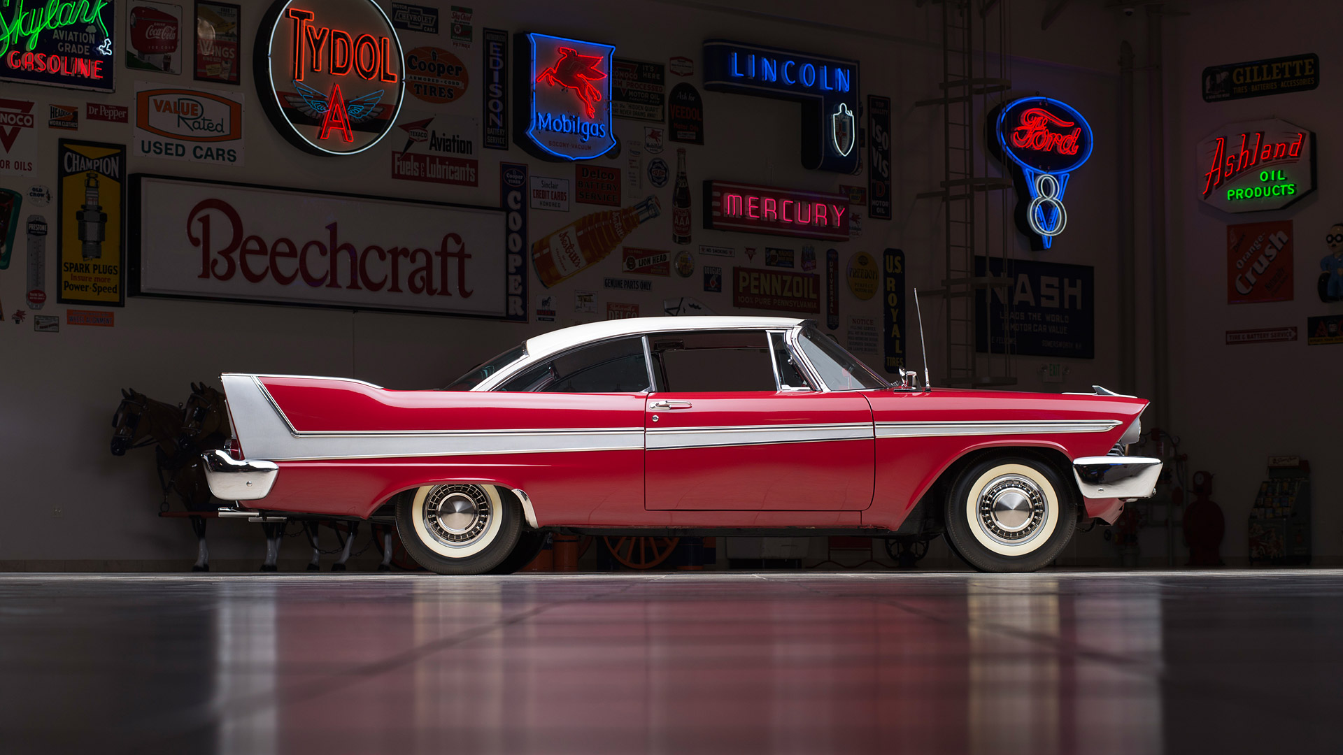 1958 Plymouth Fury Picture - 1955 Bel Air Nomad , HD Wallpaper & Backgrounds