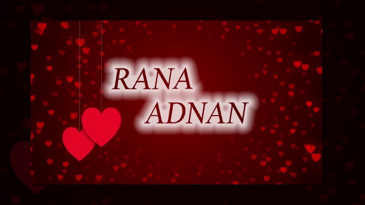 Rana❤️adnan Name Whatsapp Status - Heart , HD Wallpaper & Backgrounds