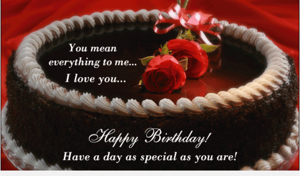 Download By Size - Happy Birthday Chocolate Cake For Love , HD Wallpaper & Backgrounds