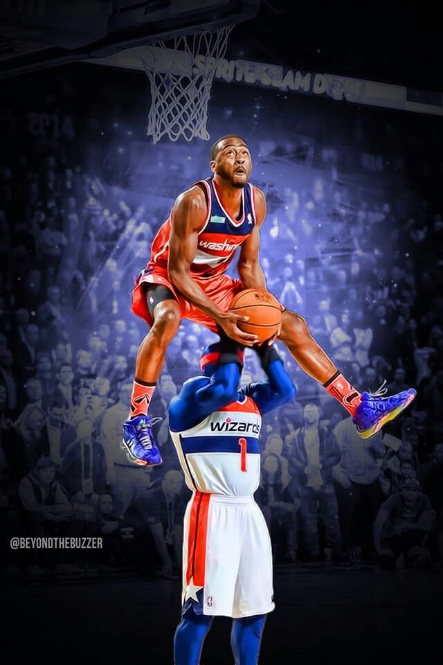 John Wall Winning Dunk I Love Basketball, Basketball - John Wall Dunking , HD Wallpaper & Backgrounds