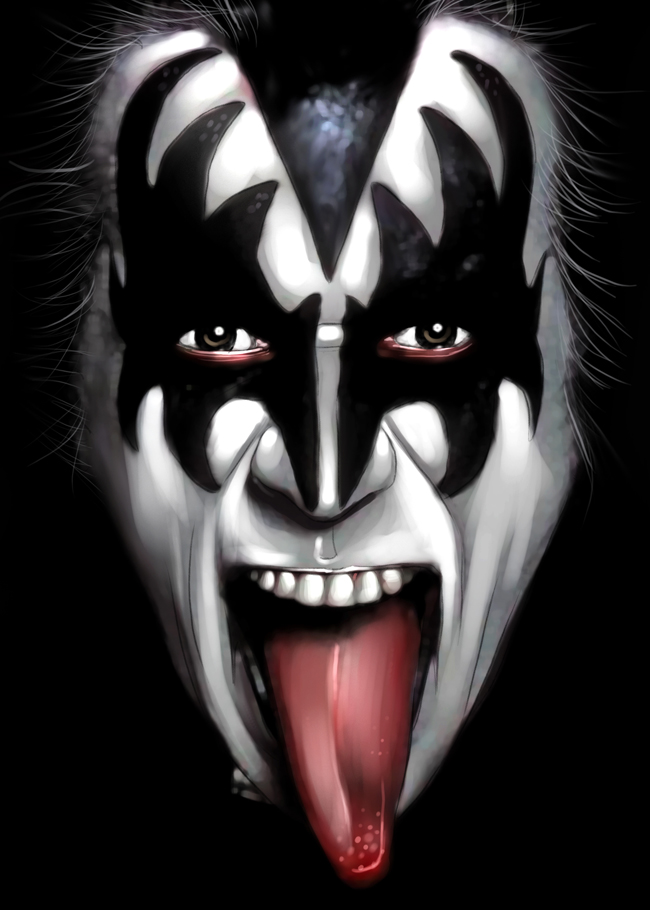No Caption Provided - Kiss Gene Simmons , HD Wallpaper & Backgrounds