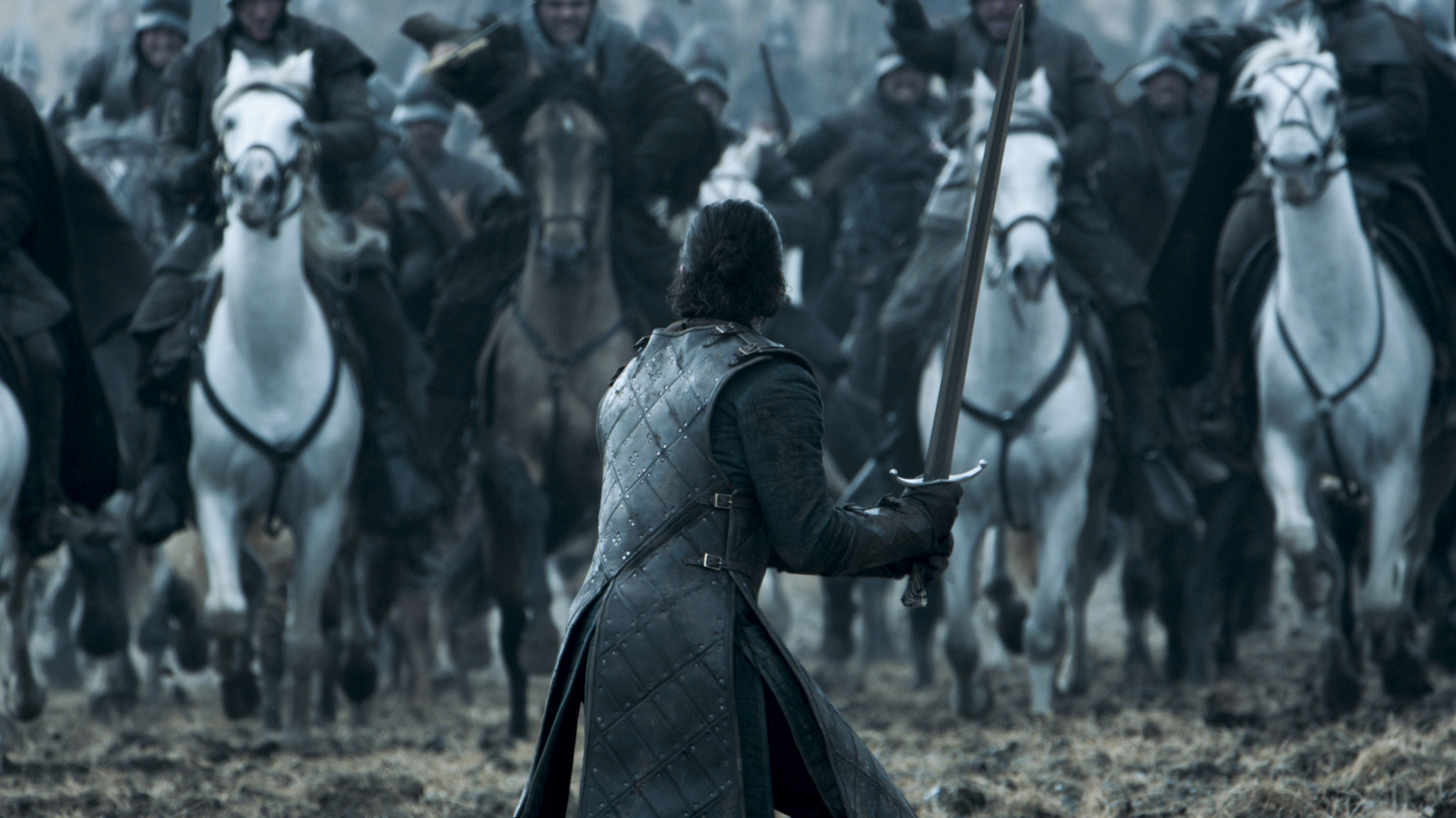 Wallpapers - Jon Snow Vs Army , HD Wallpaper & Backgrounds