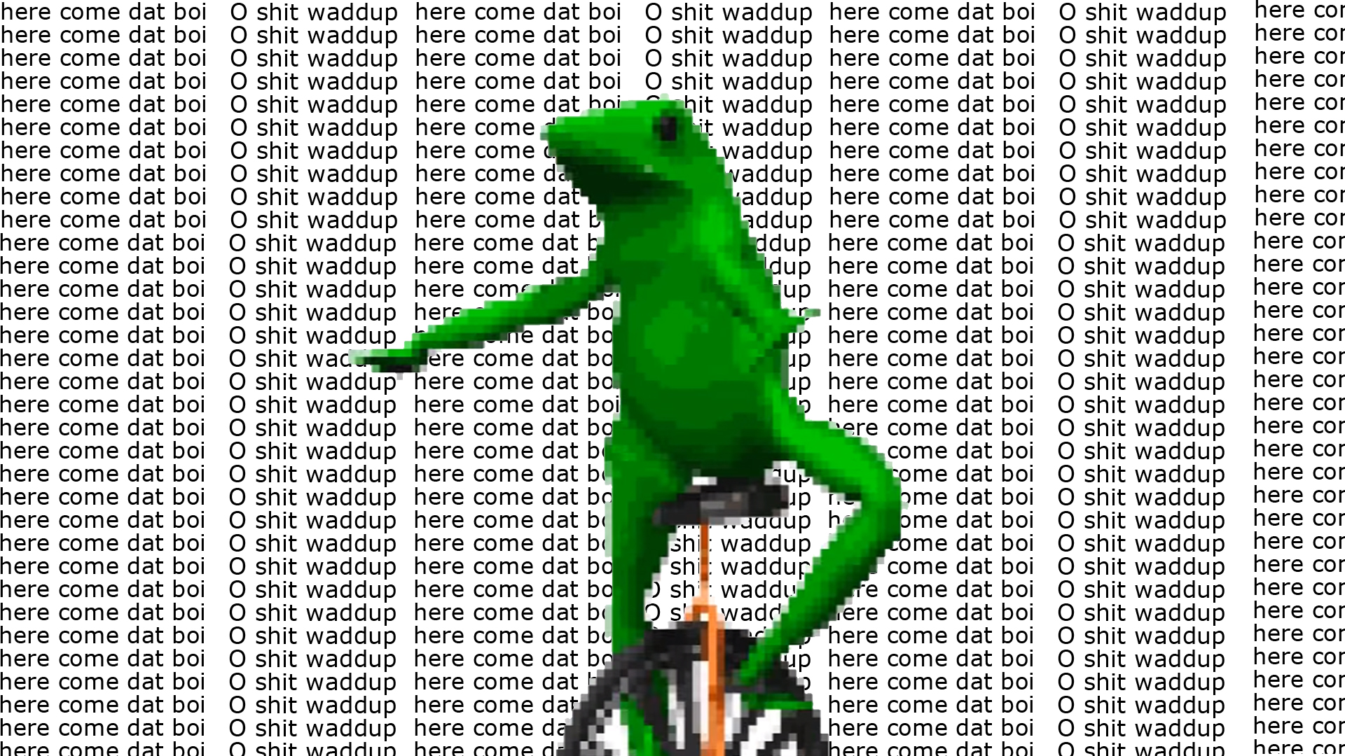 Dat Boi Background - You V The Guy She Told You Not To Worry About , HD Wallpaper & Backgrounds