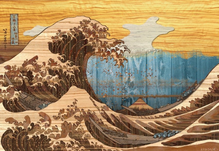 The Great Wave Off Kanagawa Apple/iphone Plus 900×621 - Great Wave Off Kanagawa Cross Stitch , HD Wallpaper & Backgrounds