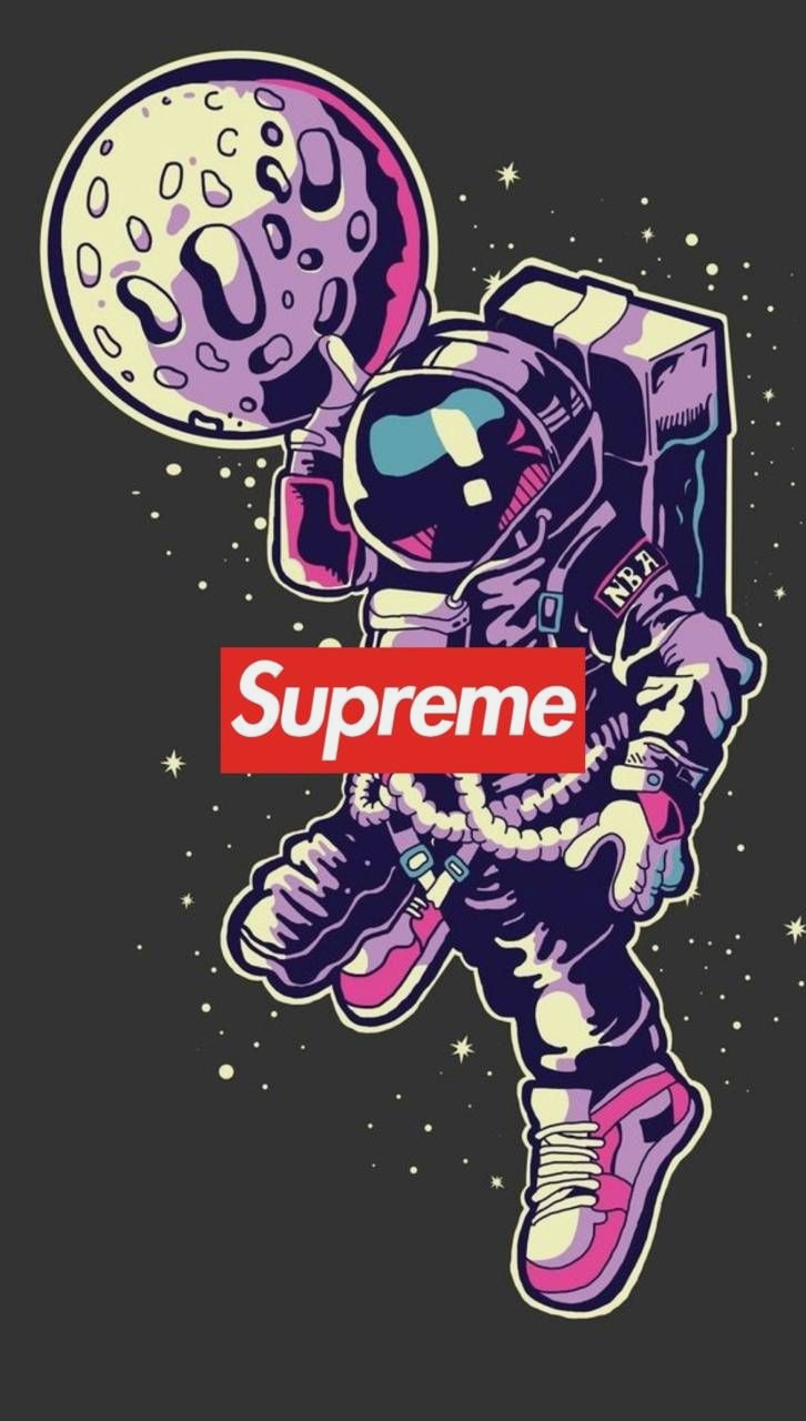 Hypebeast Wallpapers Nixxboi - Supreme Wallpaper Astronaut , HD Wallpaper & Backgrounds