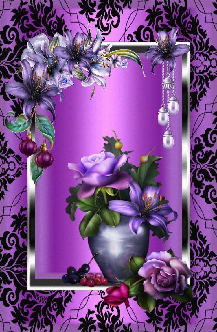 Wallpaperby Artist Unknown - Blingee Wallpaper Flower , HD Wallpaper & Backgrounds