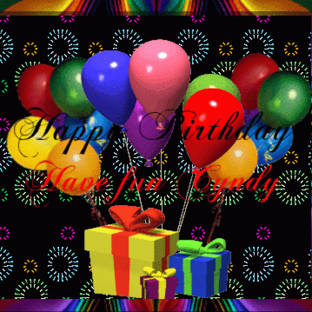 Happy Birthday Blingee Images Happy Birthday Balloons - Happy Birthday , HD Wallpaper & Backgrounds