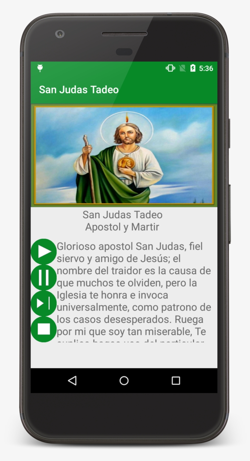 San Judas Tadeo, Transparent Png Download - Oracion Sombra De San Pedro Escrita , HD Wallpaper & Backgrounds