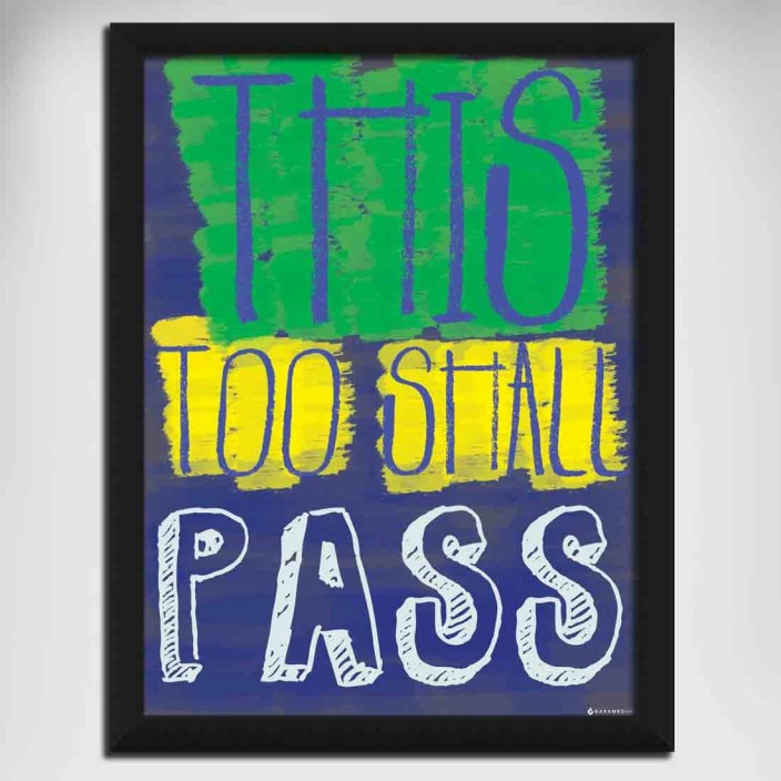 This Too Shall Pass Canvas Art - Too Shall Pass Posters , HD Wallpaper & Backgrounds