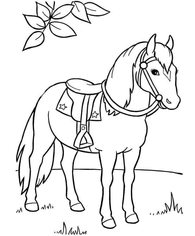 Gambar Paling Bagus Untuk Wallpaper - Horses To Color And Print , HD Wallpaper & Backgrounds