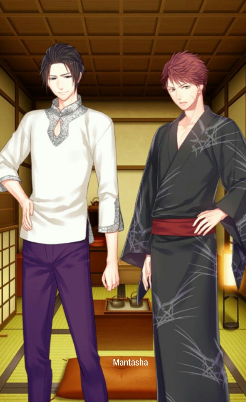 Kaito And Kikyo Cuties Destiny Ninja 2 Shall We Date - Kimono , HD Wallpaper & Backgrounds