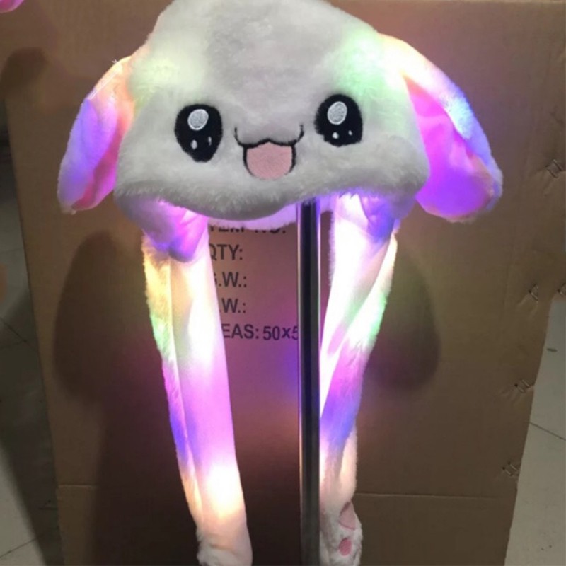 Topi Boneka Kuping Kelinci Bergerak Style Nayeon Twice - Rabbit Hat Led , HD Wallpaper & Backgrounds