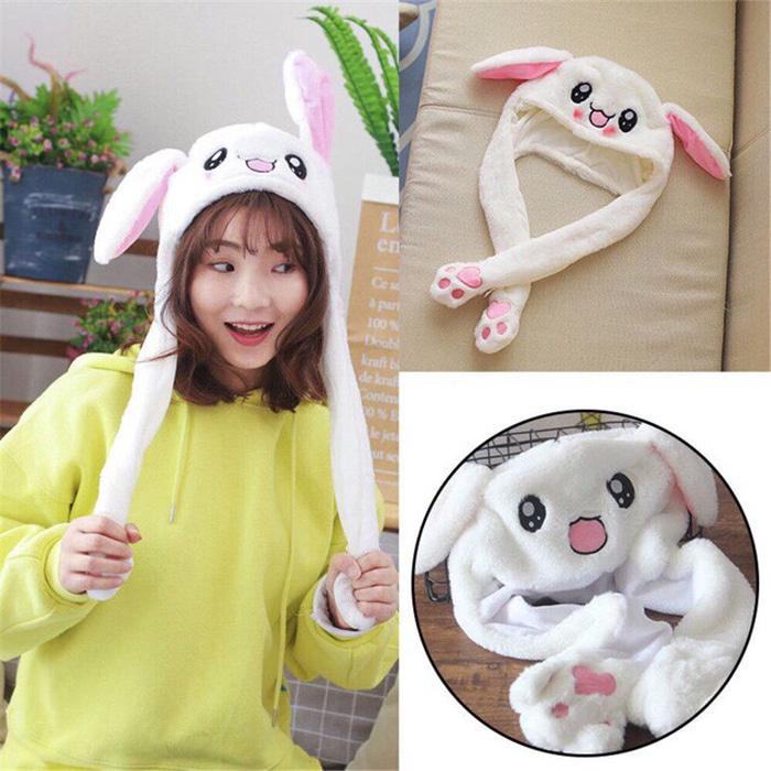 Nayeon Topi Kelinci Bunny Rabbit Hat Dance Korea Kuping - Bunny Hat Moving Ears , HD Wallpaper & Backgrounds