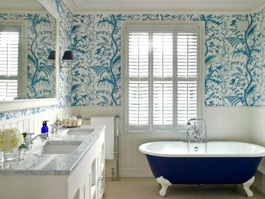 Blue - Vintage Bathroom Ideas Uk , HD Wallpaper & Backgrounds