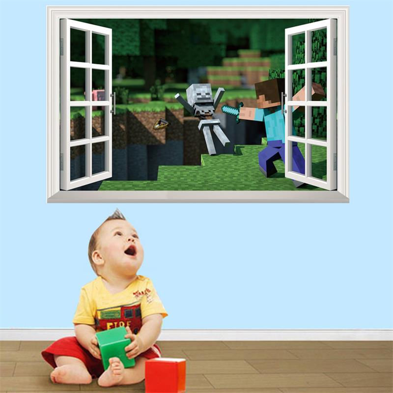 Wallpaper Pedang Minecraft ↺ - Minecraft 3d Wall Stickers , HD Wallpaper & Backgrounds