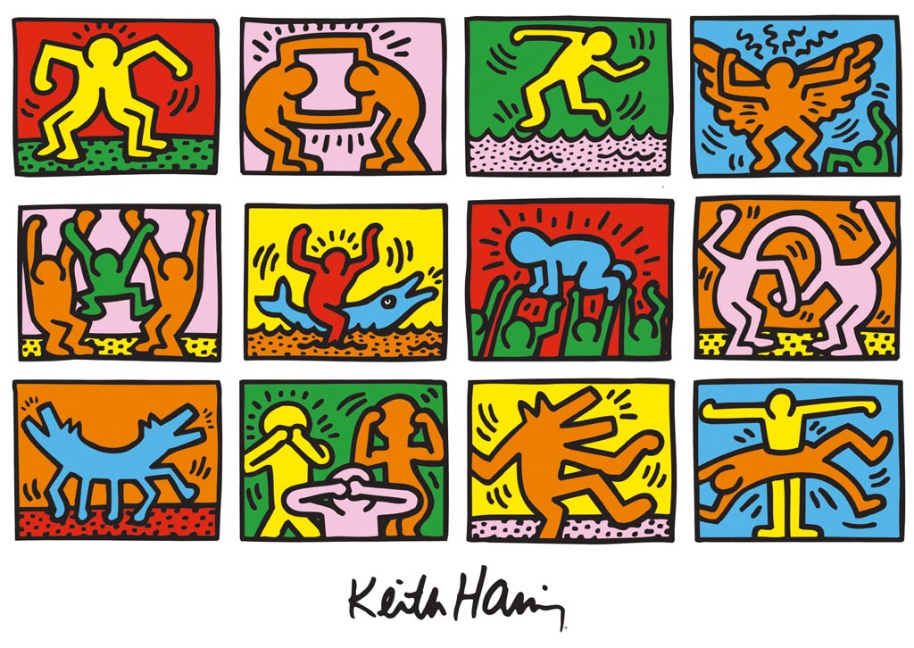 Artist Of The Day - Keith Haring Puzzle 1000 , HD Wallpaper & Backgrounds