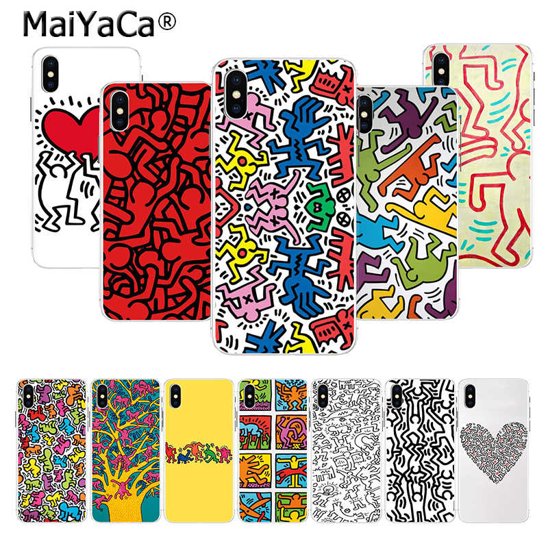 Maiyaca On Sell Phone Soft Tpu Cases Simple Art Keith - Keith Haring , HD Wallpaper & Backgrounds